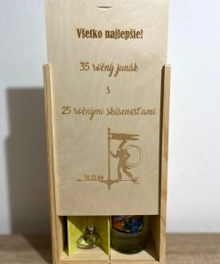 Darčekový drevený box s vlastnou personalizáciou